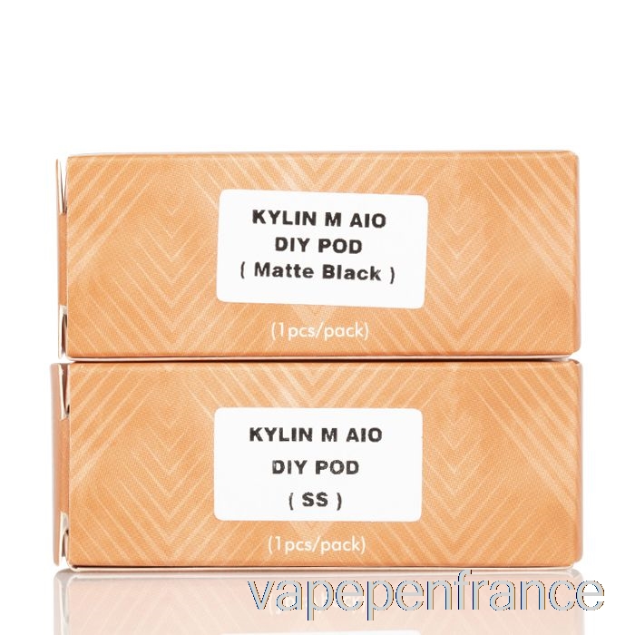 Vandy Vape Kylin M Aio Gousses De Remplacement 5ml Diy Rba Pod - Stylo Vape Argent